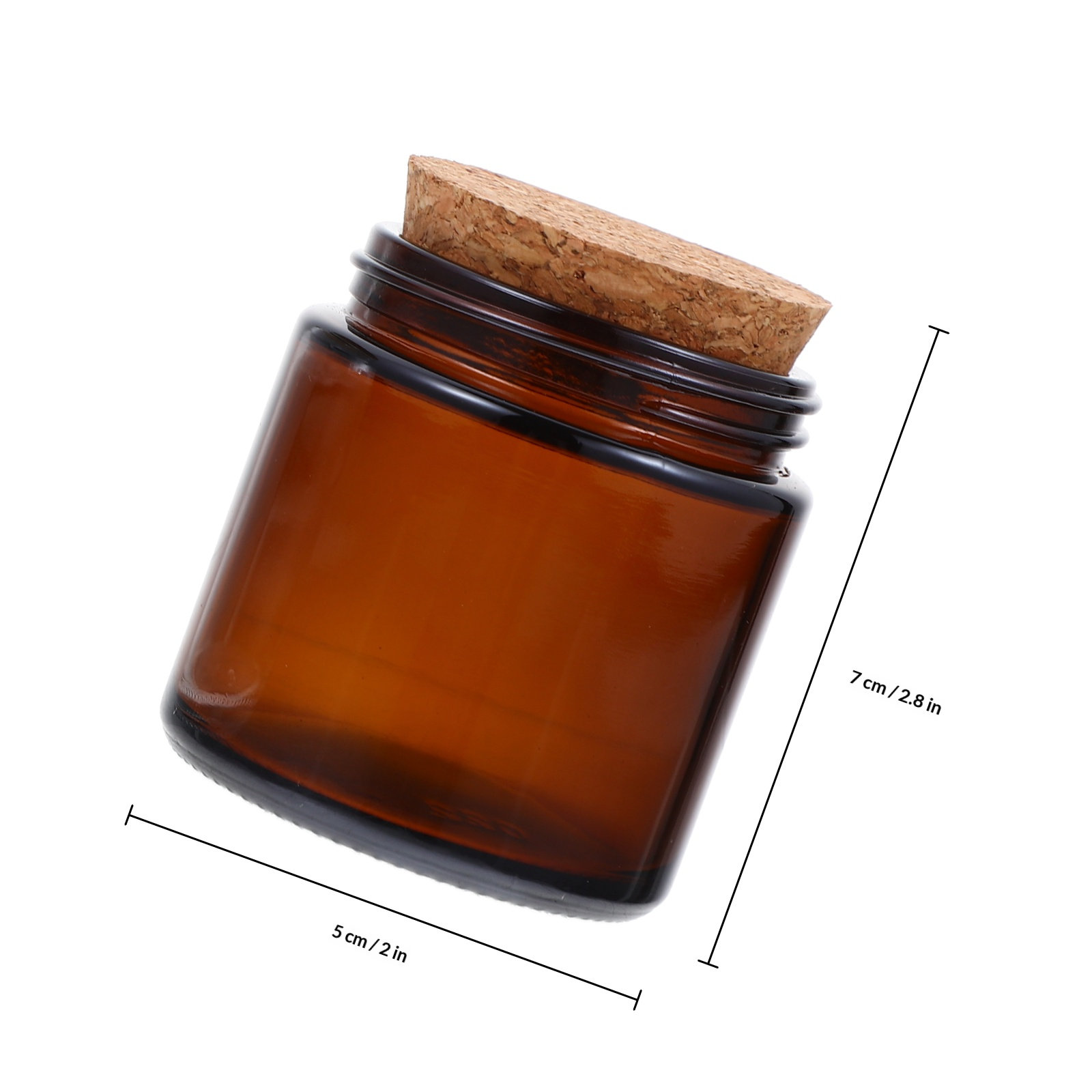 4 pots en verre épais avec cou - Candle Making Jars With Lids avis et prix