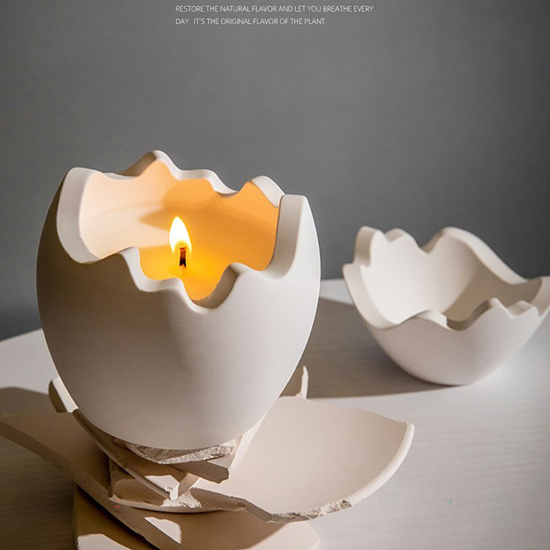 Moule en silicone en forme d'œ - Candle Making Jars With Lids avis et prix